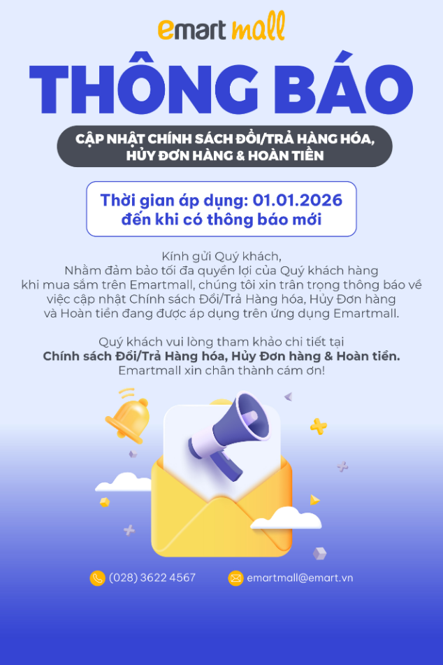 CẬP NHẬT CHÍNH SÁCH ĐỔI TRẢ